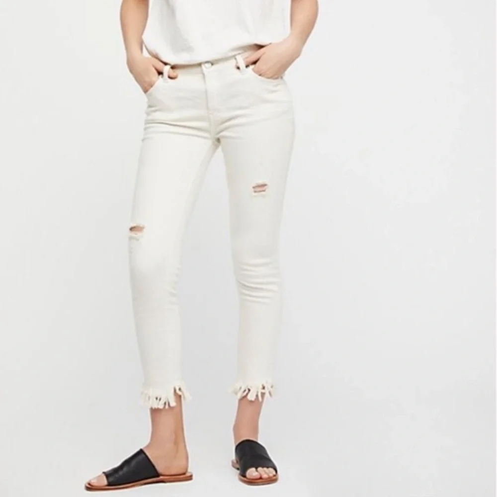 Great Heights Frayed Skinny Jeans
